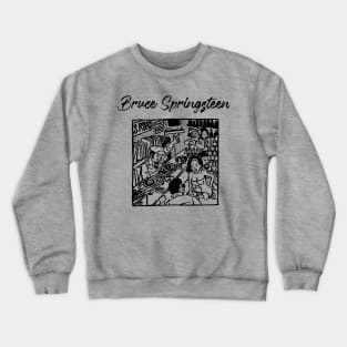 bruce vinyl store Crewneck Sweatshirt